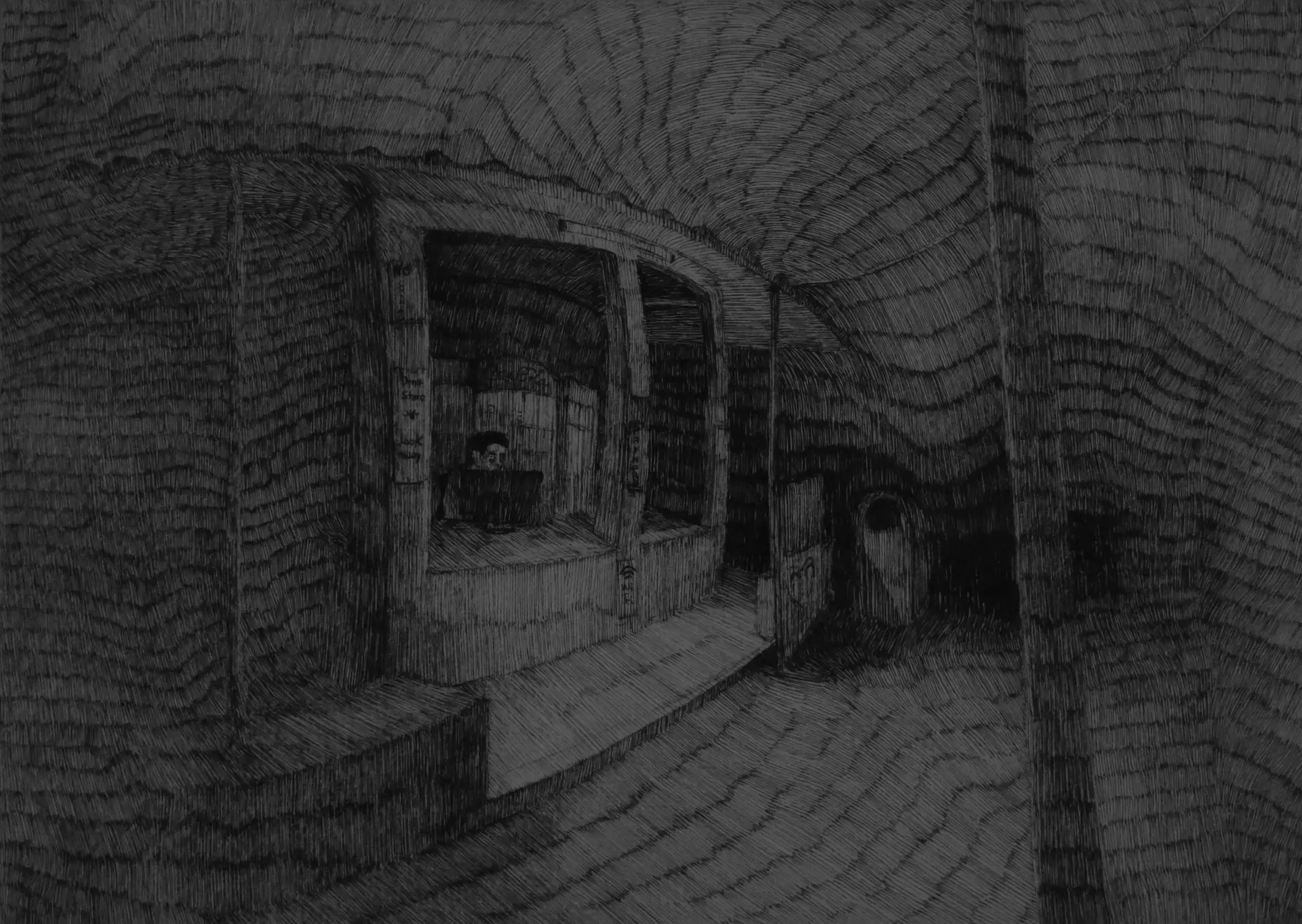 Untitled by Soumyaraj Acharya - Pen on paper