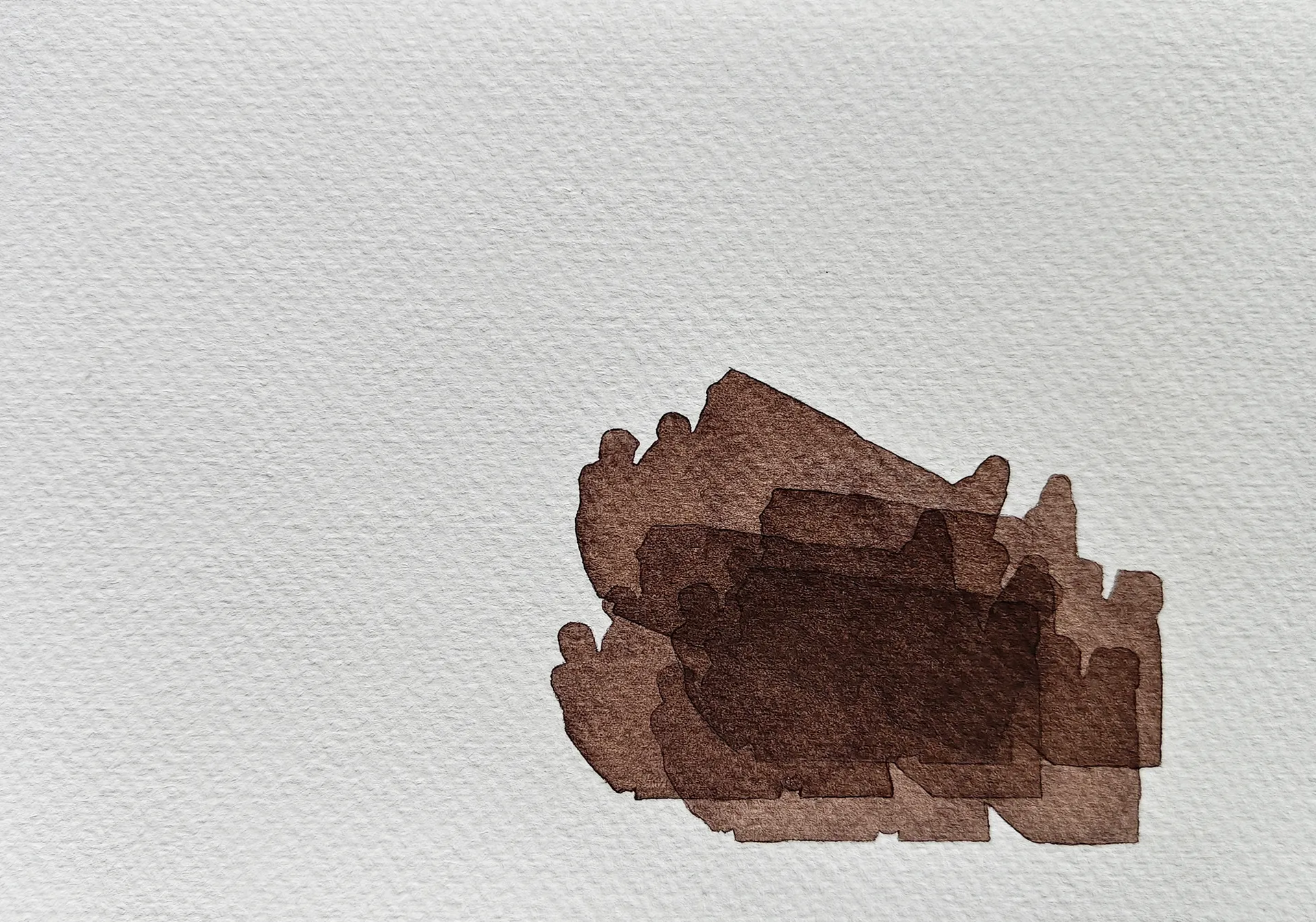  Unidentified, 4 by Akartha Halder - Watercolor on paper