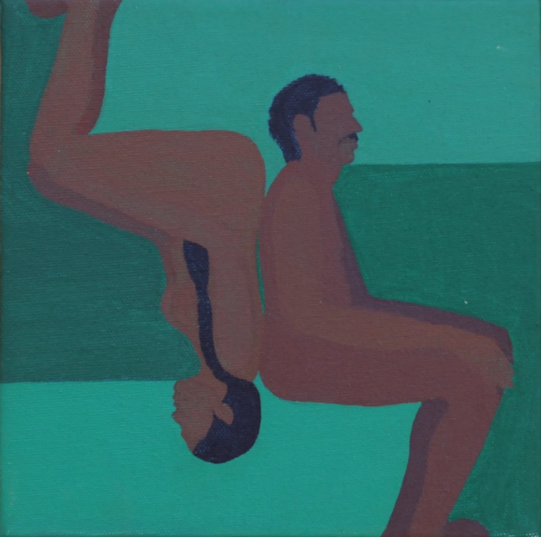 Beneath the gaze, 17 by Moni Kumari - Acrylic on canvas