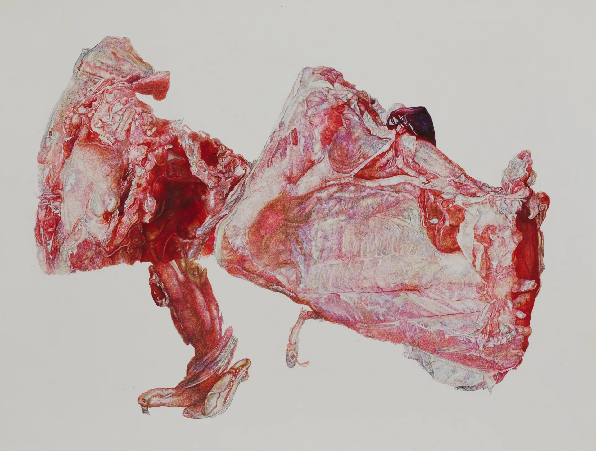 The bedsorean lull….and the bed ruminates 8 by Nabanita Guha - Watercolor on Fabriano paper
