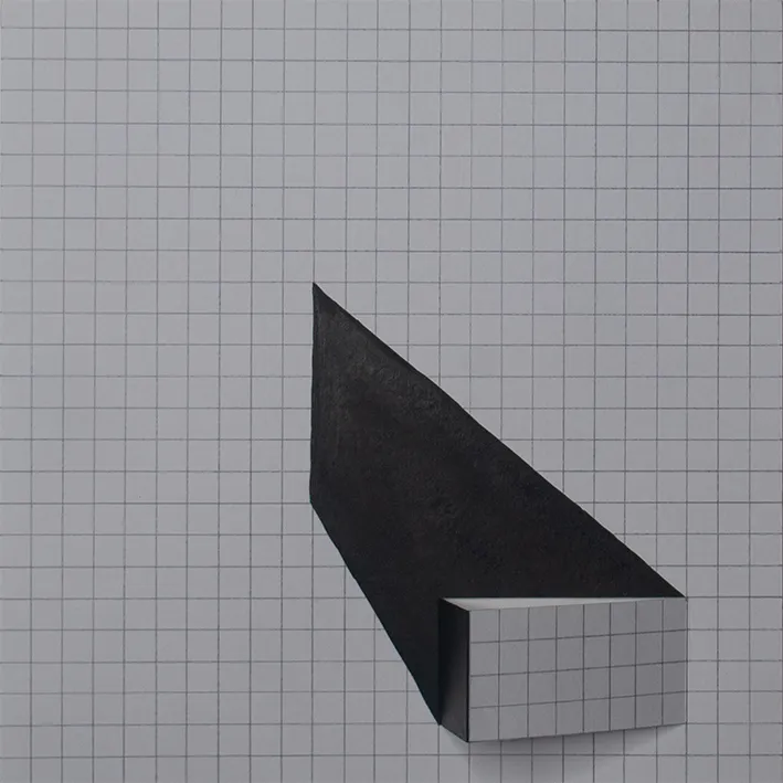 Fold #13, 4 by Urvi Sethna - Ink and graphite on archival paper