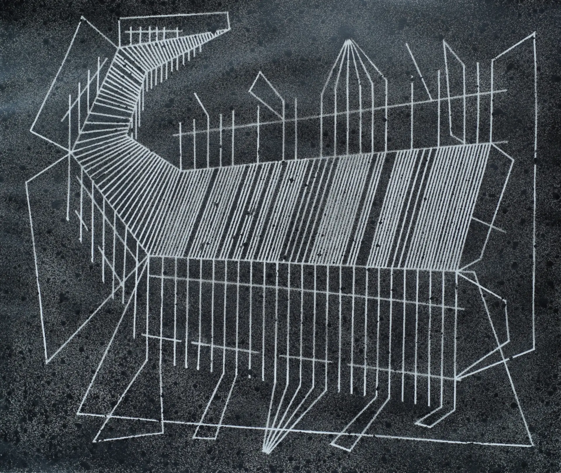 Drawing, 13 by Debojit Roy - Acrylic on paper