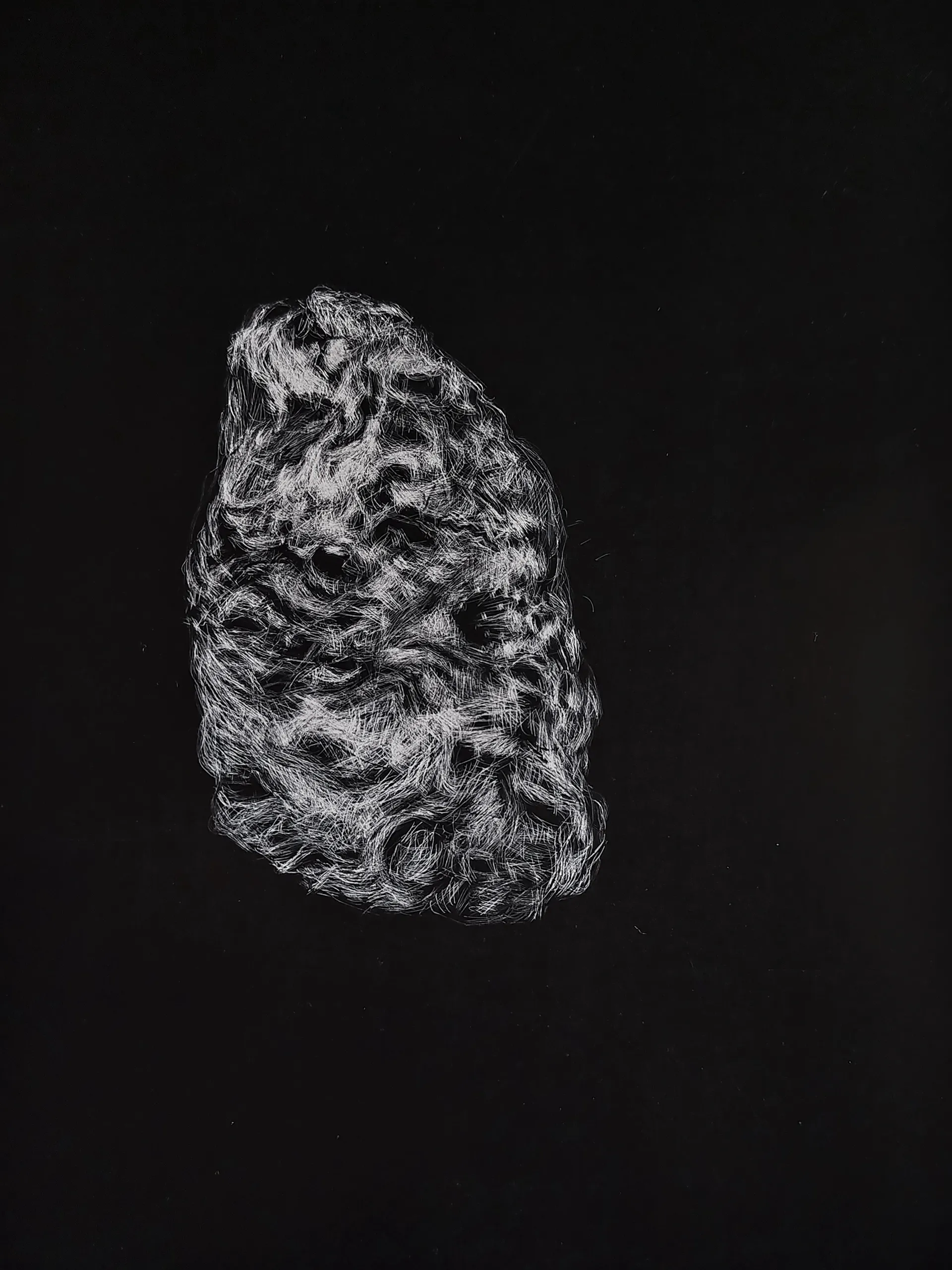 Presence of absence, 5 by Akartha Halder - Laser print on paper