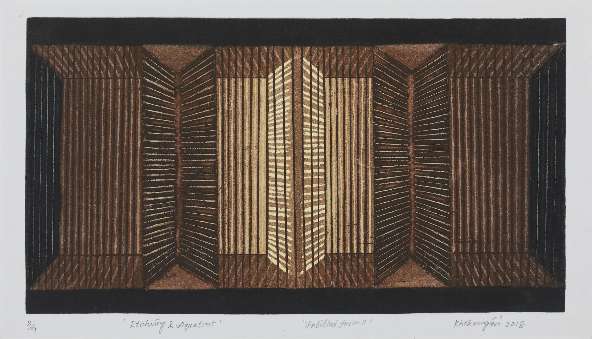 Untitled IV by Khokan Giri - Etching & aquatint