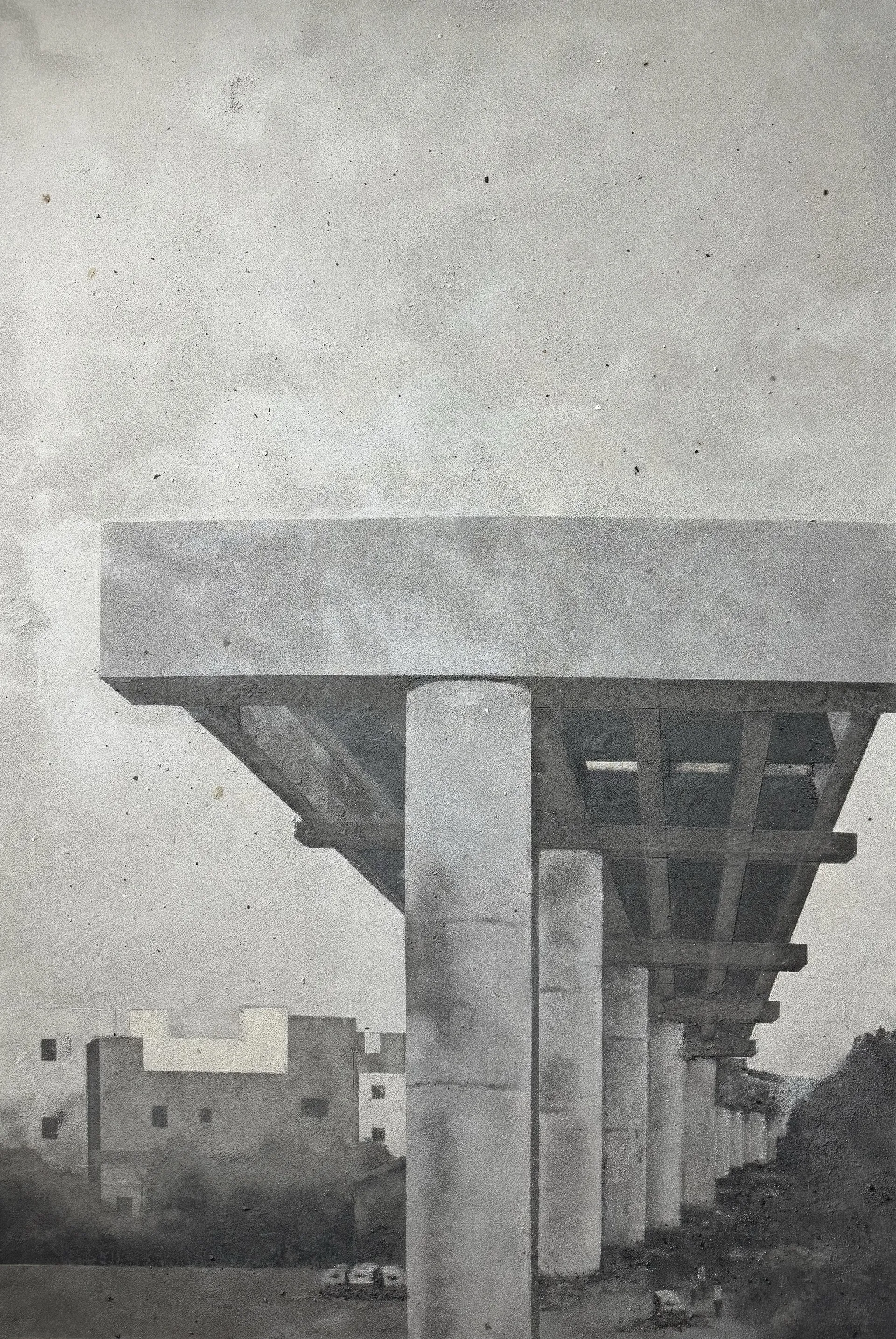 Bridge by Deepakk - Ash on canvas