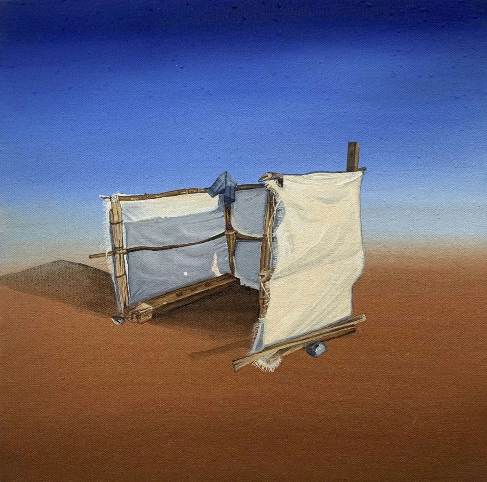 Shelter by Sarika Mehta - Oil on canvas