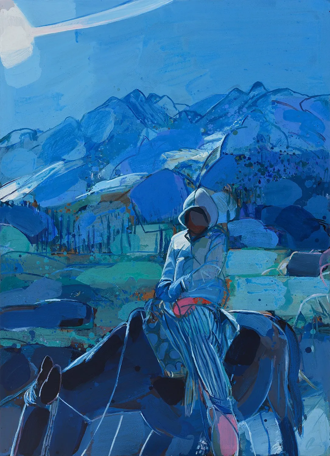 Kashmir files - 1 by Uday Mondal - Acrylic on canvas