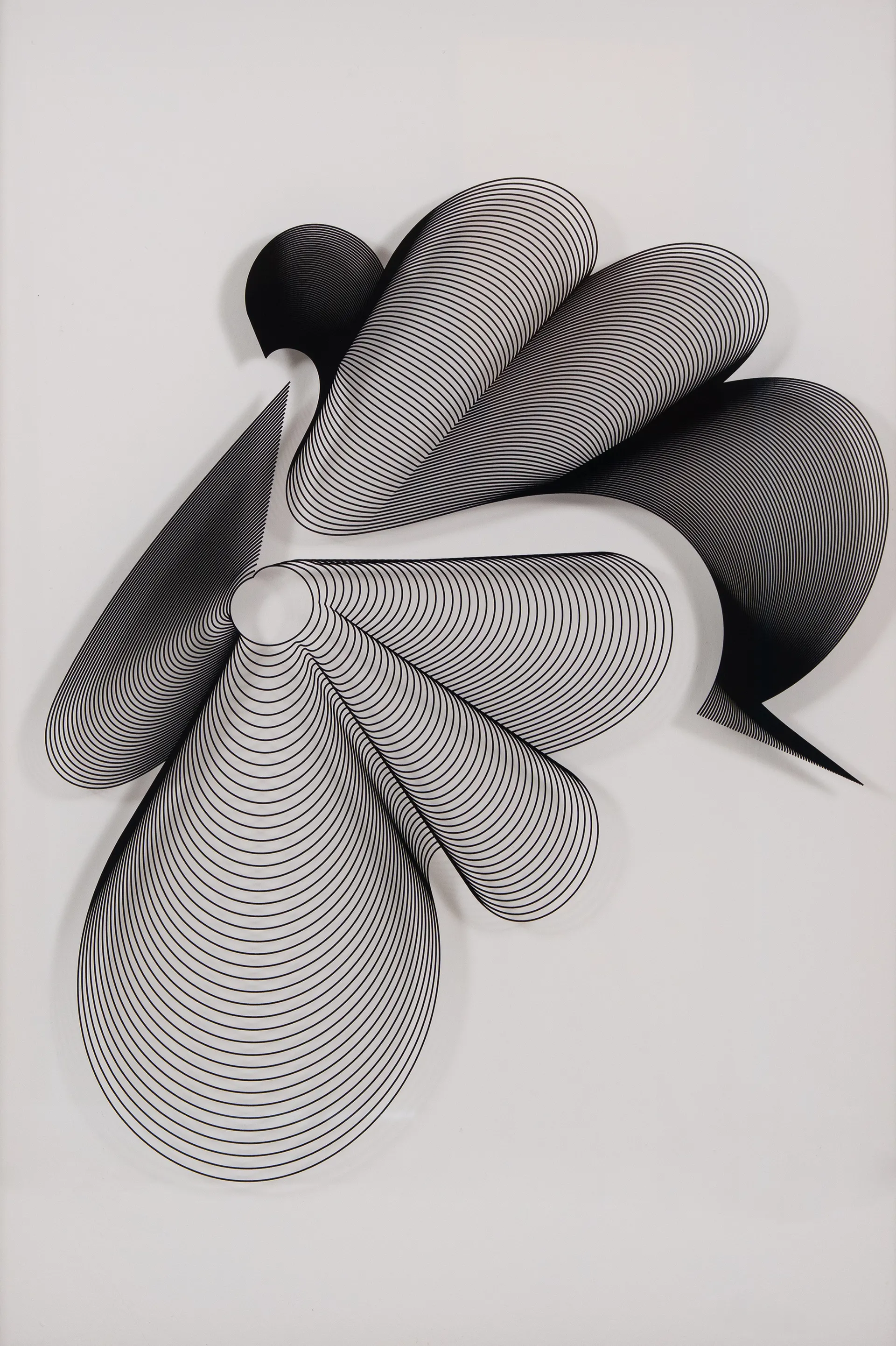 106 by Ansh Kumar - Serigraph on glass