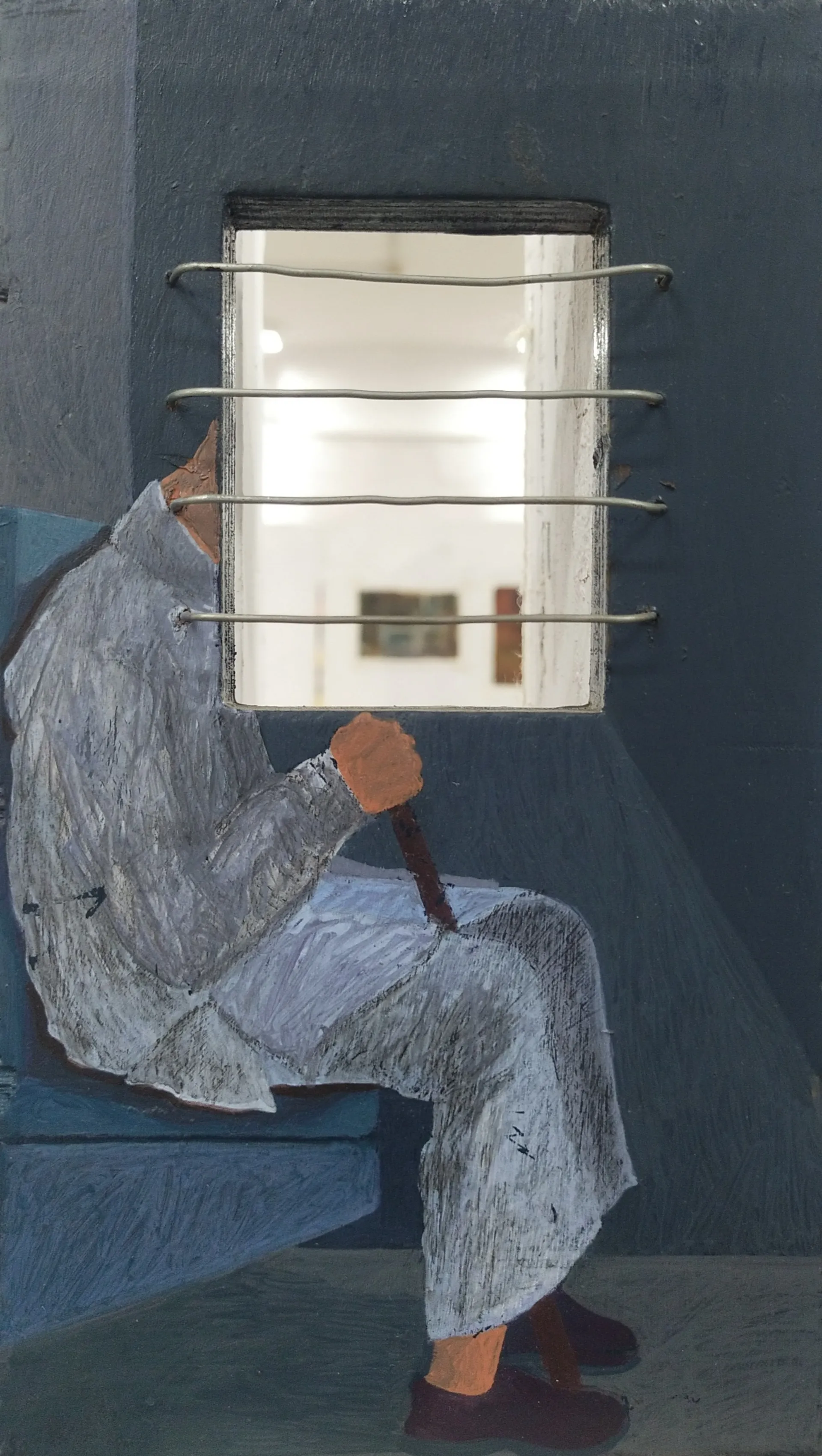 Journey to end or begin? by Moni Kumari - Acrylic on wooden board