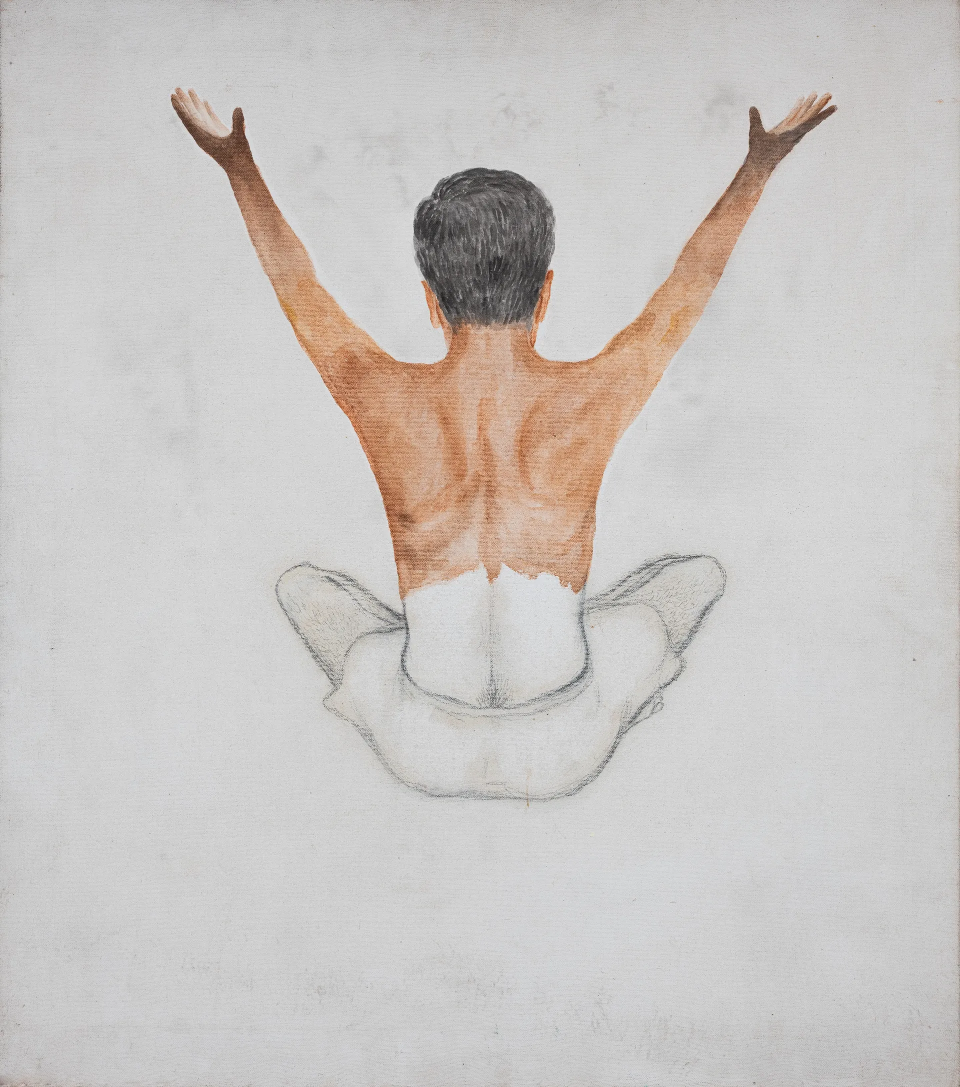 Drawing and painting by G. Mahesha - Acrylic, pencil on canvas