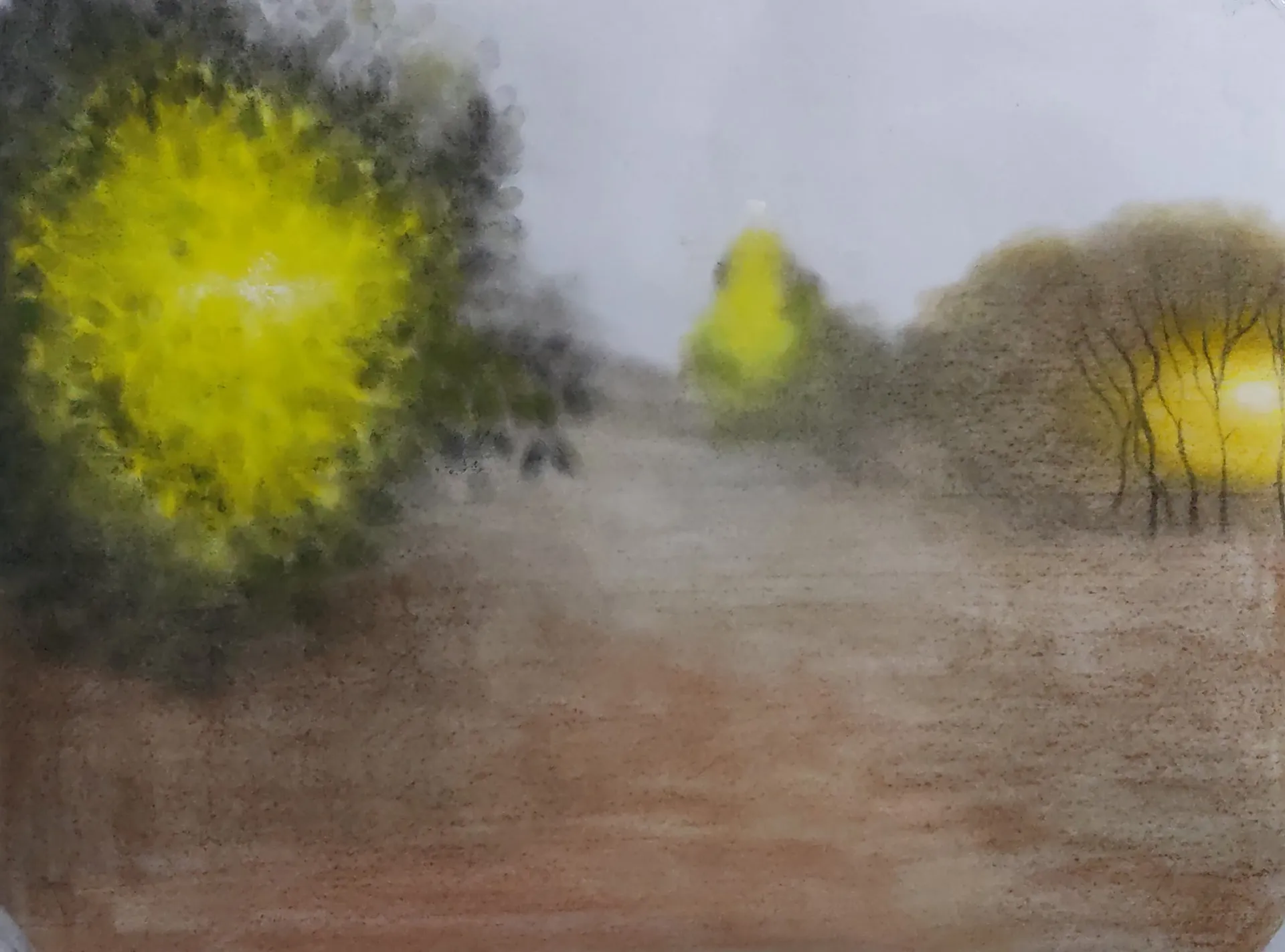 Untitled by Gayathri A P  - Dry pastel on paper