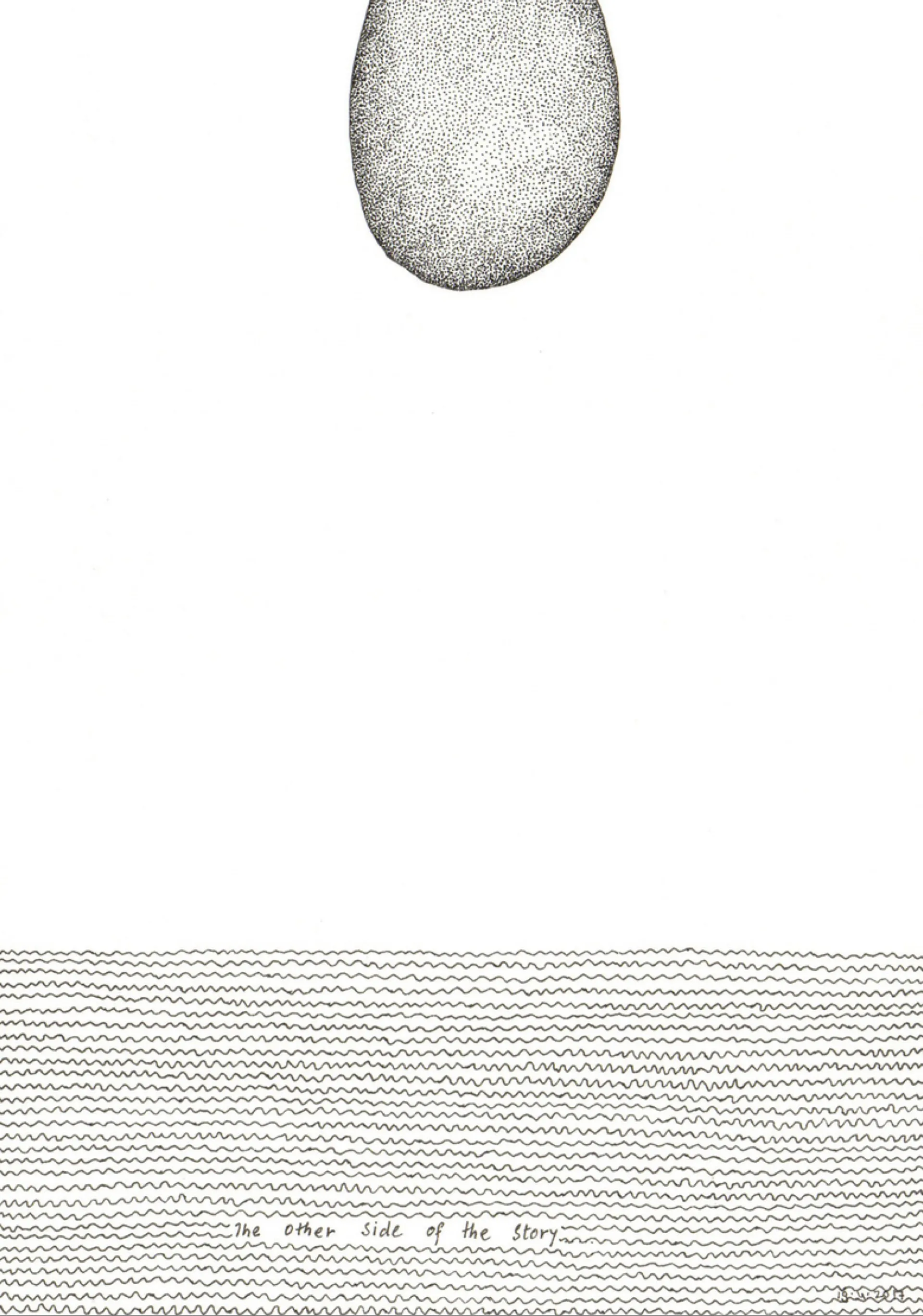 D-1, 7 by Preksha Tater - Pen on paper