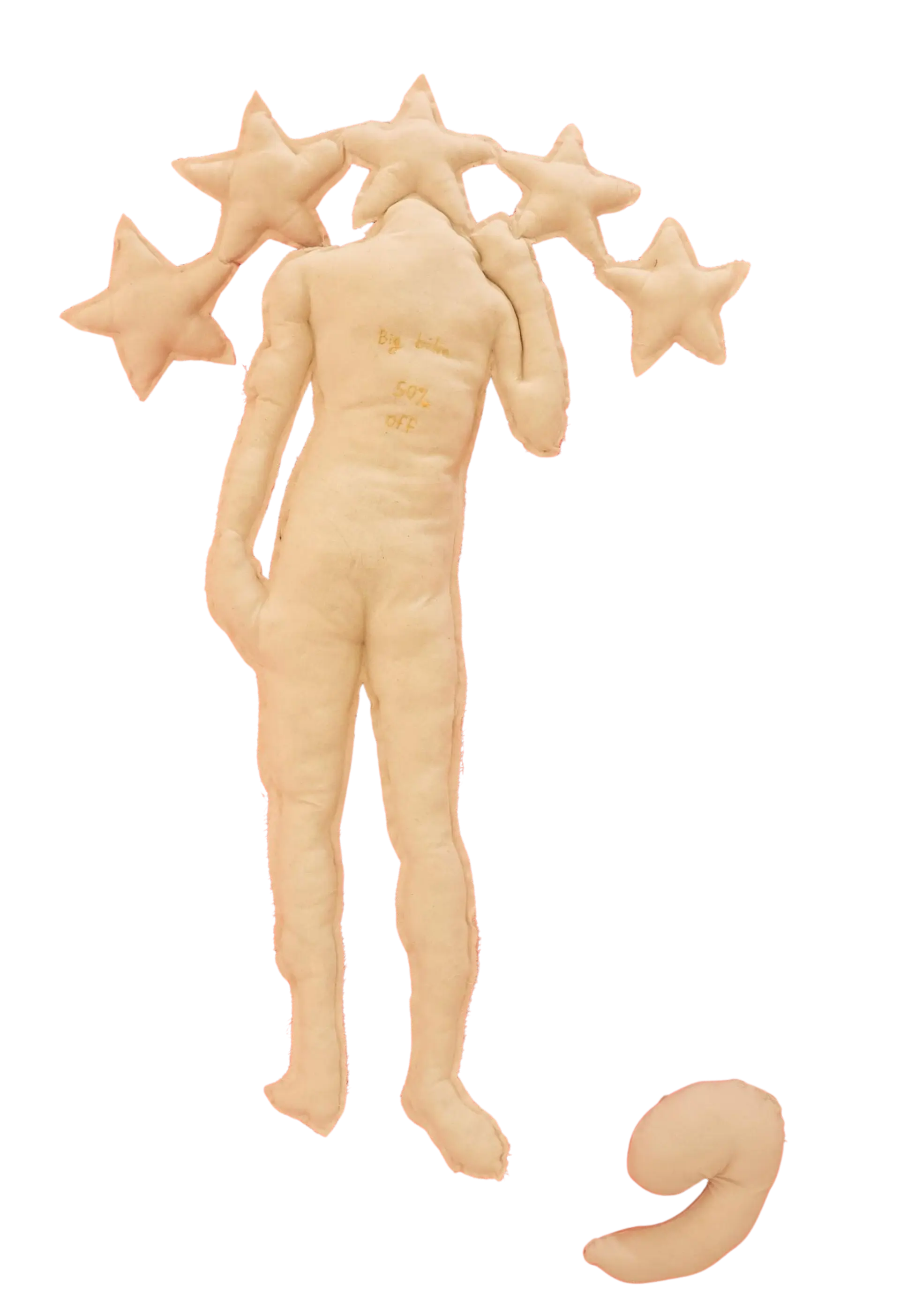 Super star by Sumaiya Sirin - Fabric and cotton sculpture