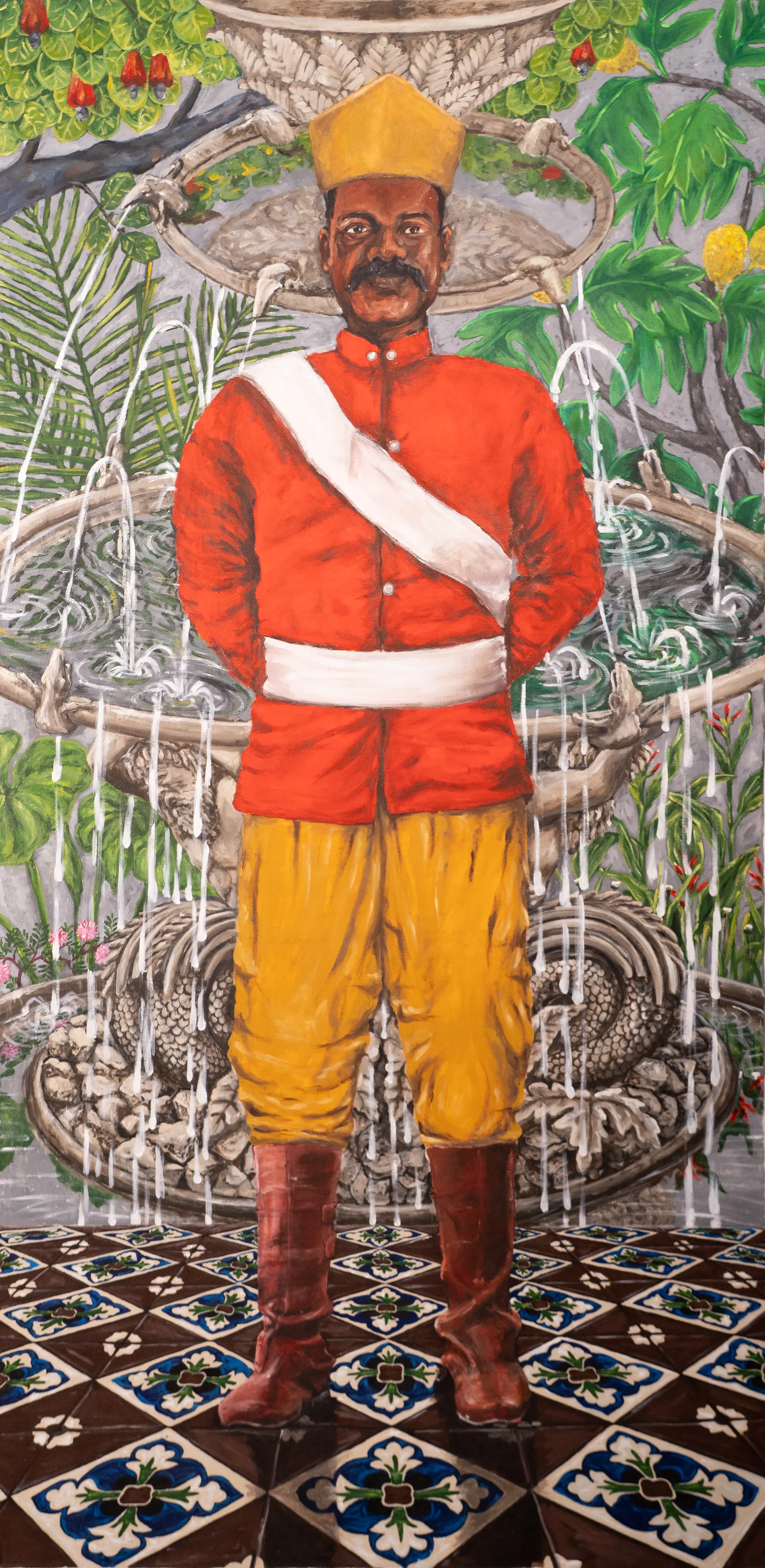 Unveiling the unseen 1 by Sreeju Radhakrishnan - Acrylic on canvas