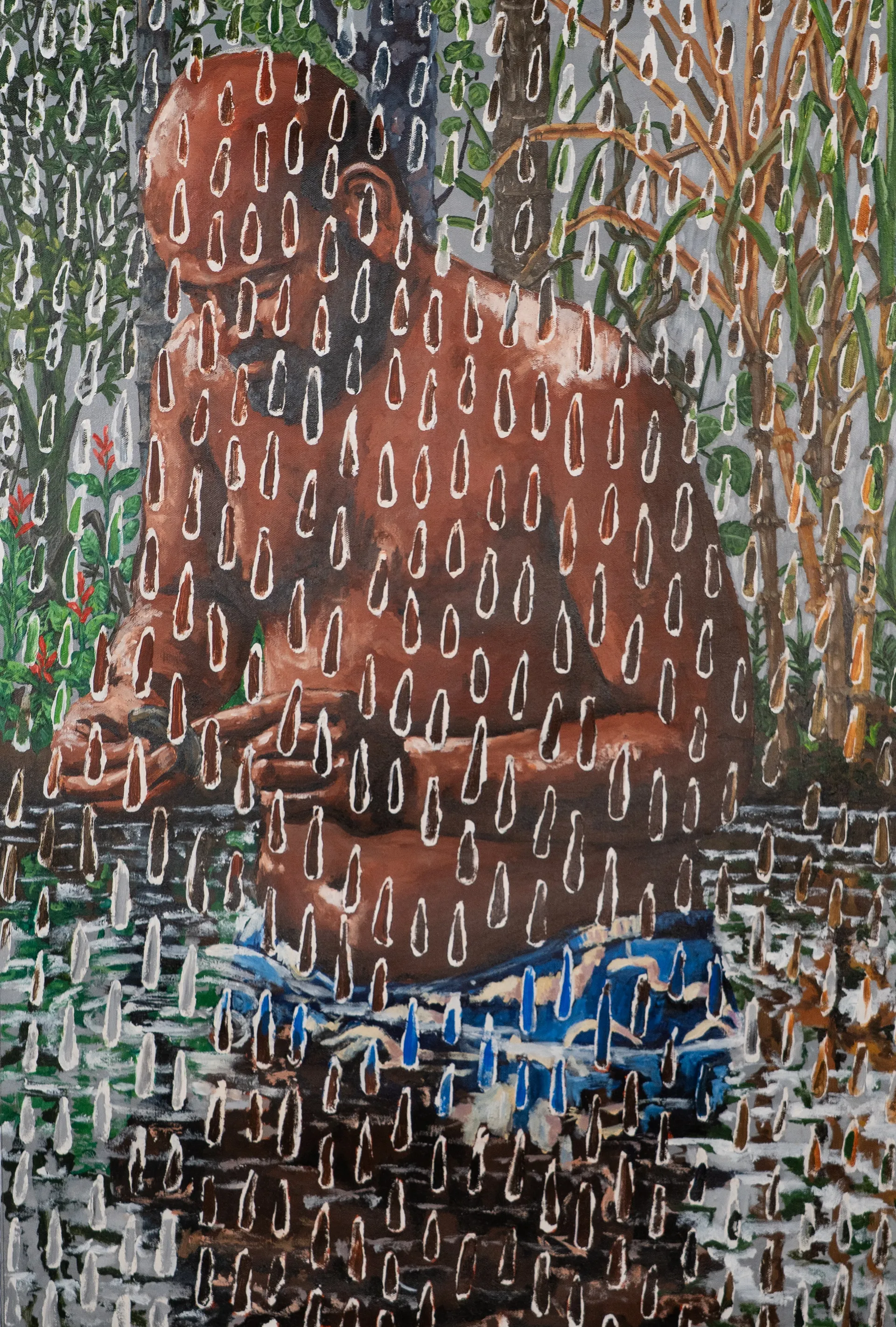 Dayout by Sreeju Radhakrishnan - Acrylic on canvas