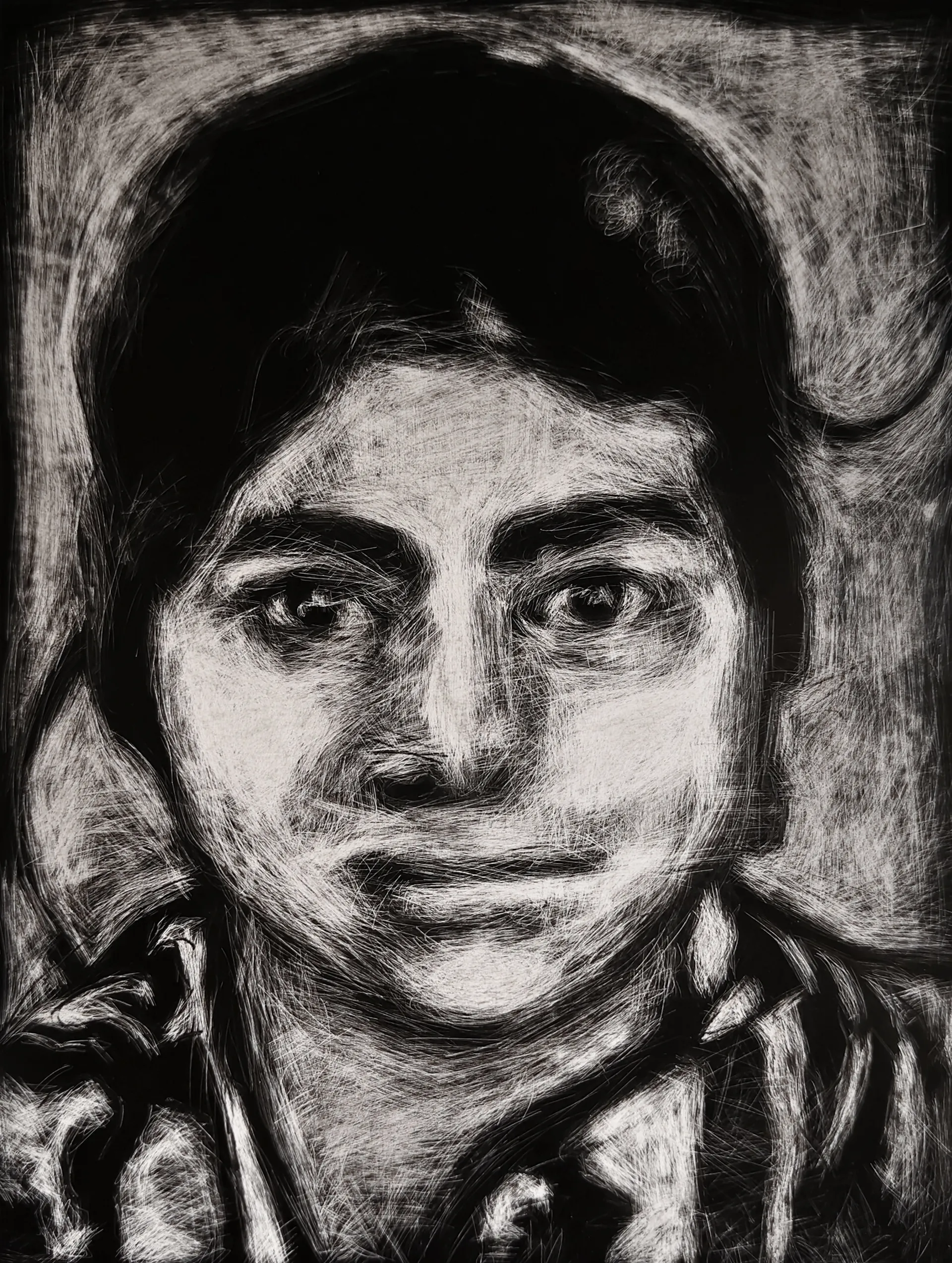 Presence of absence, 9 by Akartha Halder - Laser print on paper