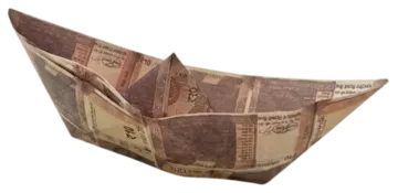 Untitled  by Amith M Nayak - Paper (found object)