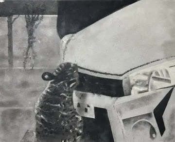 Accident by Deepakk - Ash on canvas