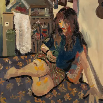 Niagha by Akshit Satyarthi - Oil on canvas