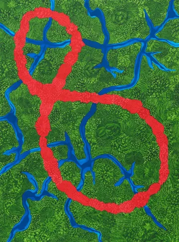 Untitled by Clinton George - Acrylic on canvas