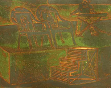 Symphonic revving, 8 by Spandan Mundhe - Viscosity on Fabriano Rosaspina paper