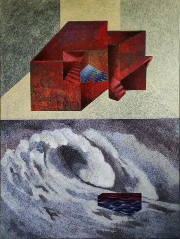 Ambiguity  by Anish Nandy - Acrylic on canvas 