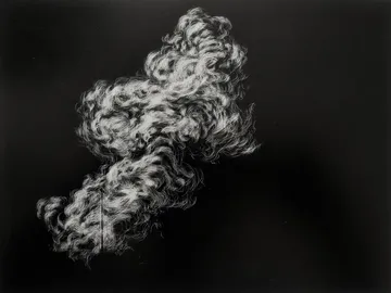 Untitled, 1 by Akartha Halder - Sandpaper treatment on photo print