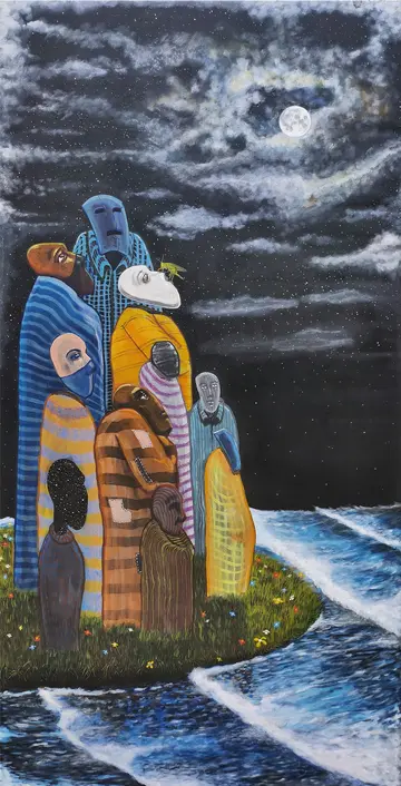Armageddon 2020 by Navanshu Kumar - Acrylic on canvas