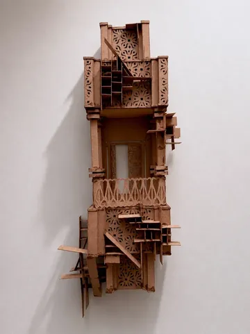 Structure has a meaning IV by Nayanjyoti Barman - Mill board
