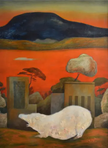Untitled by Abhrajit Kundu - Mixed media on paper