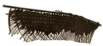 The wall, 2 by Khokan Giri - Etching
