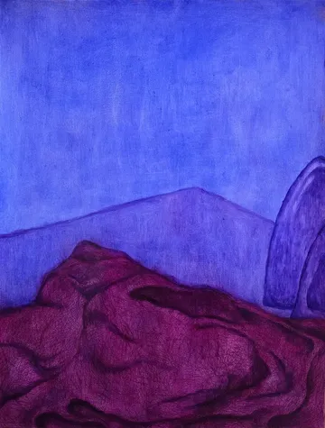 Traces I, 3 by Riyanka Das - Oil on paper