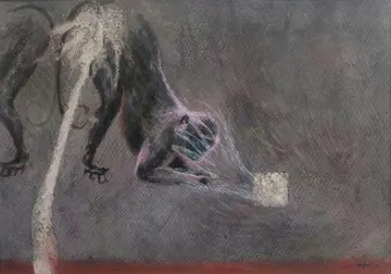 Demos kratia 11 by Abhrajit Kundu - Watercolor on paper