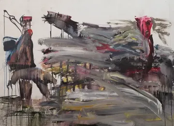 Hello 6 by Virendra Maurya - Acrylic on canvas