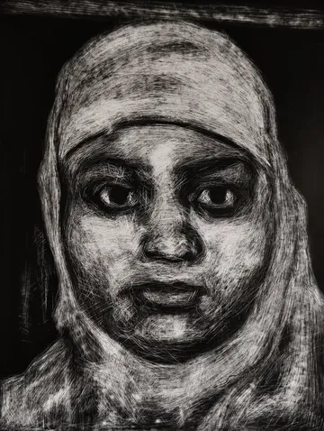 Presence of absence, 10 by Akartha Halder - Laser print on paper