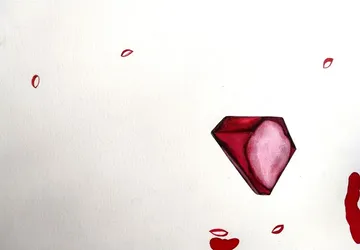 D-2, 9 by Preksha Tater - Pen and color on paper