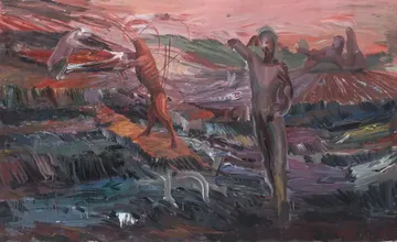 Hello 8 by Virendra Maurya - Acrylic on canvas