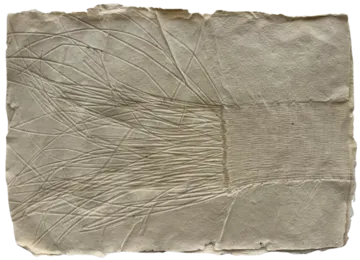 Untitled by Sudip Jana - Madur impression on handmade paper