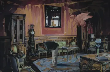 Painting no. VII by Abhishek Narayan Verma - Oil on canvas