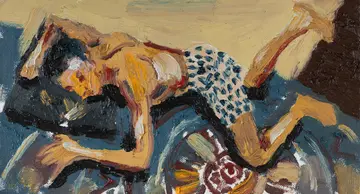 Aise kaise leta hai by Akshit Satyarthi - Oil on canvas