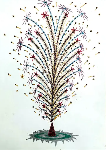 Summer, 8 by Arun B - Mixed media drawing
