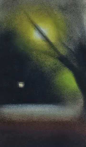 Untitled by Gayathri A P - Soft pastel on paper