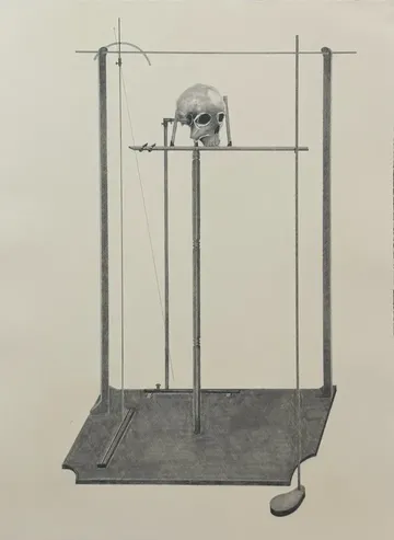 Untitled by Abin Sreedharan - Graphite on paper