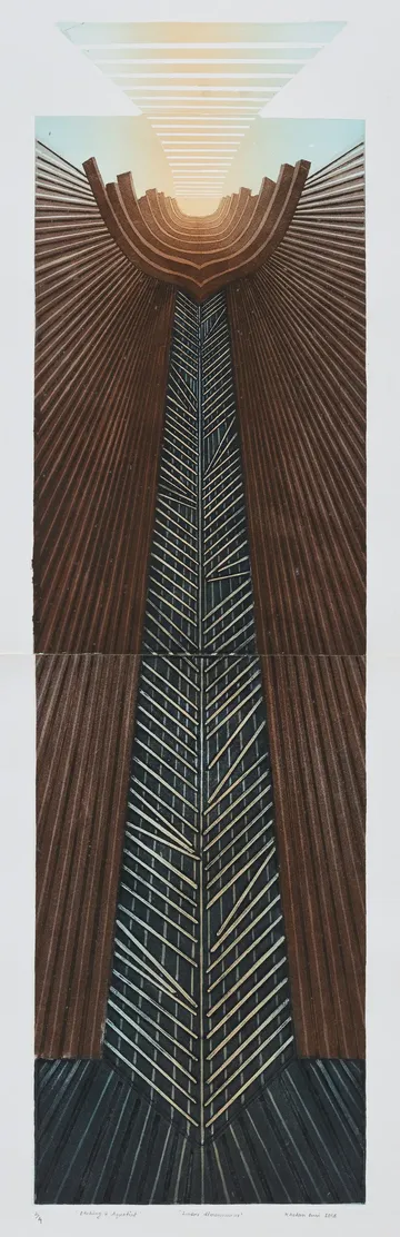 Untitled by Khokan Giri - Etching & aquatint