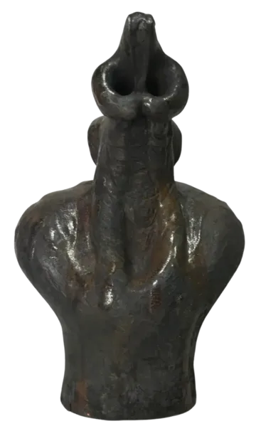 The faces of the unknown, 3  by Tapan Moharana - Ceramic