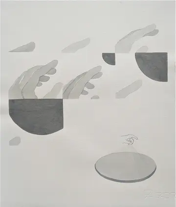 Untitled  by Parul Sinha - Watercolor, ink on Fabriano Rosaspina paper
