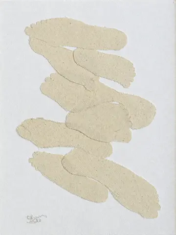 कहानी घर घर की (Kahaani ghar ghar ki), 9 by Sumaiya Sirin - Stitch and collage on fabric