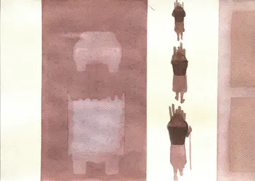 Untitled 4 by Ligang August - Ink on paper
