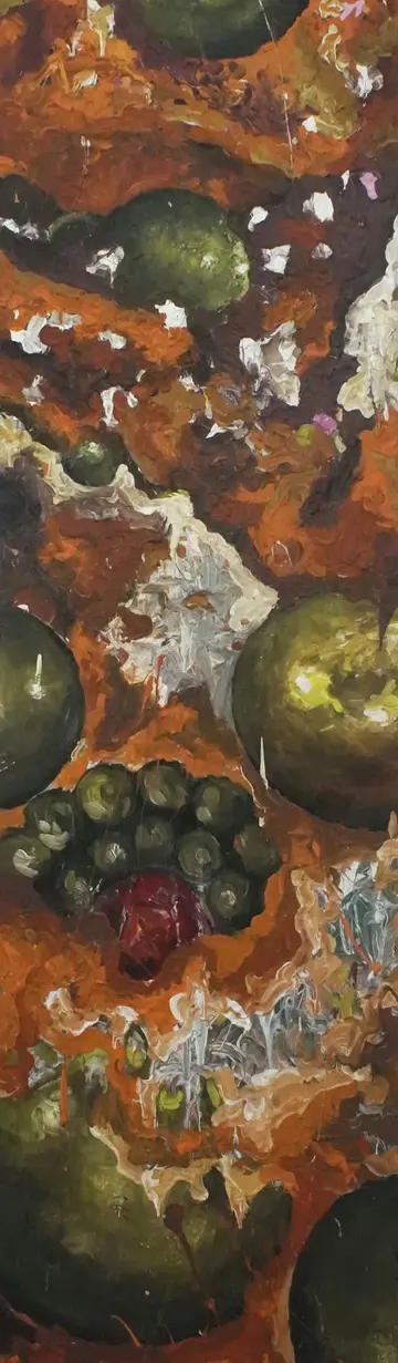 Strange 8 – Coexistence by Rishma Mariya Johnson - Acrylic emulsion on canvas