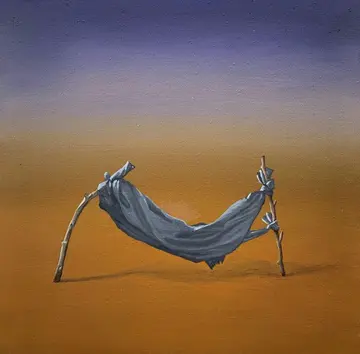 Shelter by Sarika Mehta - Oil on canvas